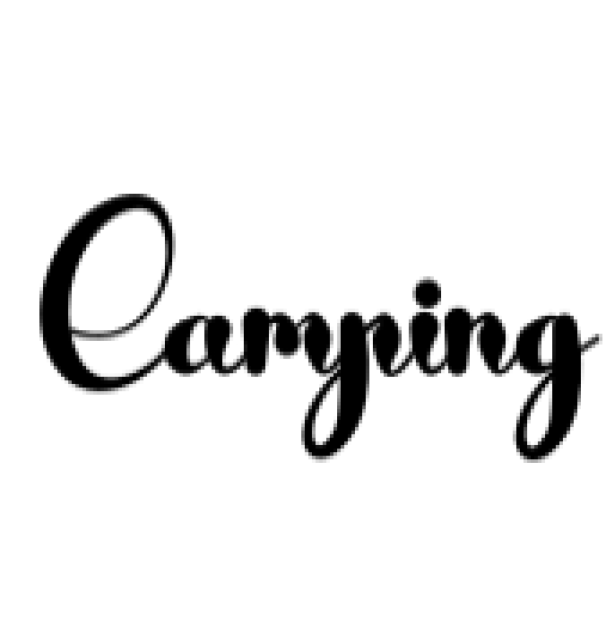 Camping Font Preview