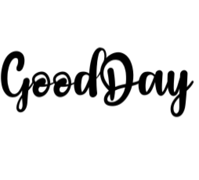 Good Day Font Preview