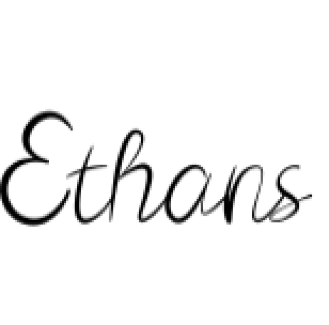 Ethans Font Preview