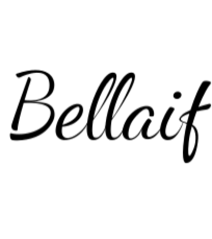 Bellaif Font Preview