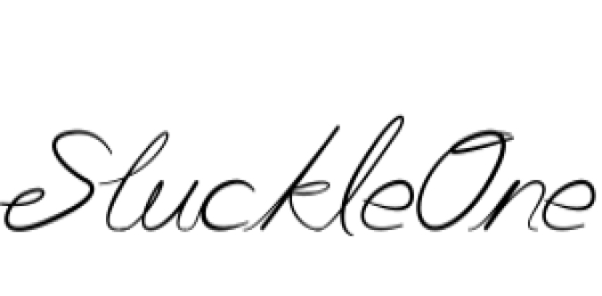 Stuckle One Font Preview