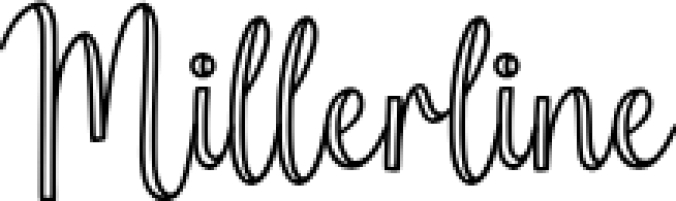 Millerline Font Preview