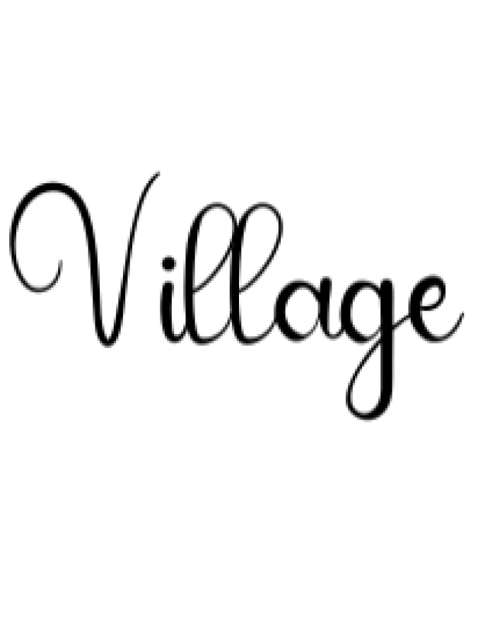 Village Font Preview