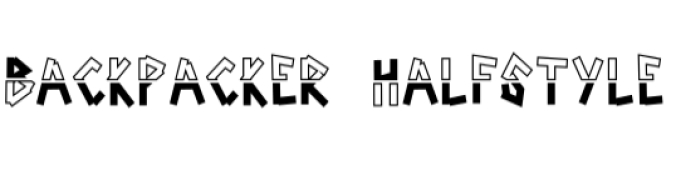 Backpacker Font Preview