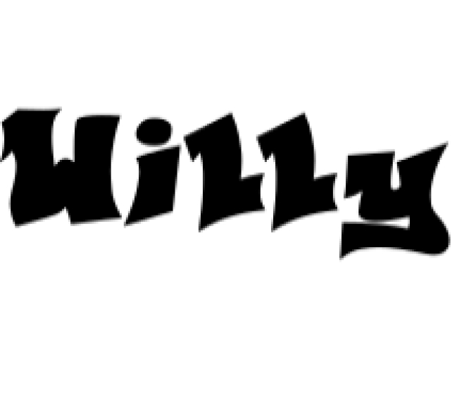 Willy Font Preview