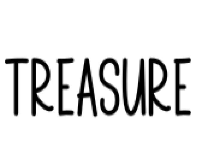 Treasure Font Preview