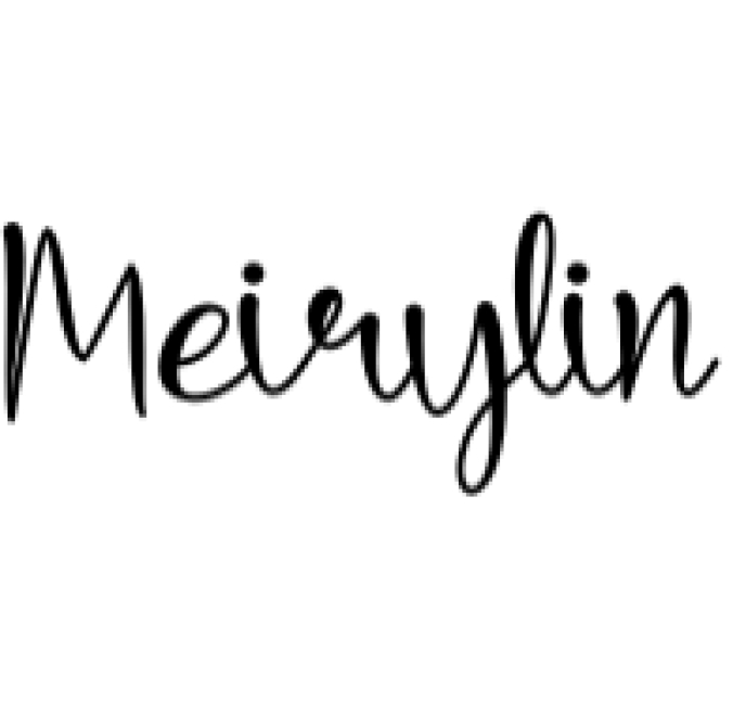 Meirylin Font Preview