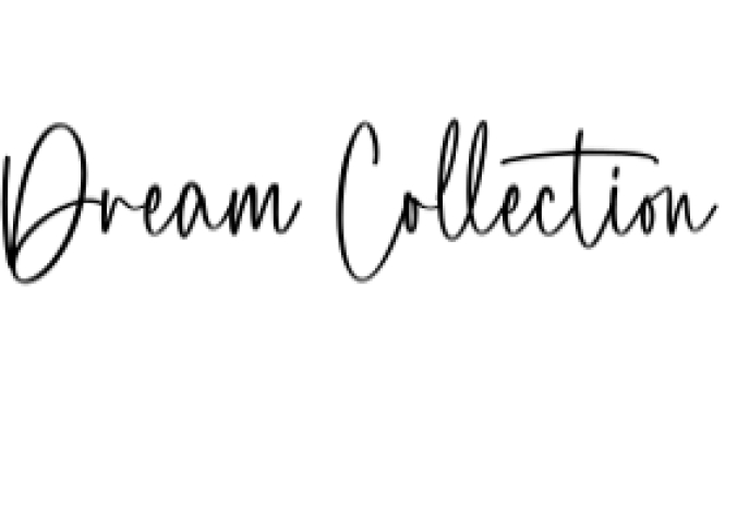 Dream Collection Font Preview