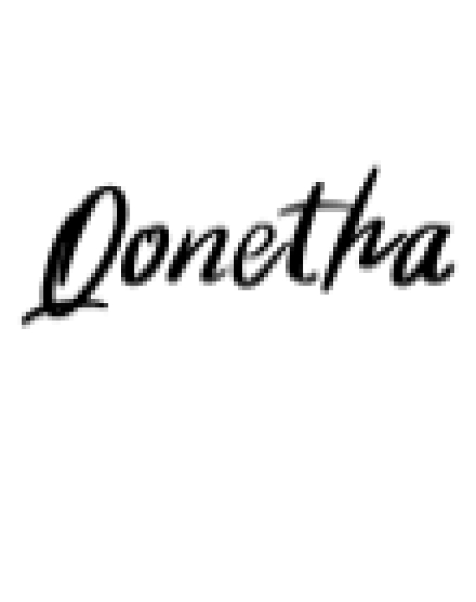 Qonetha Font Preview