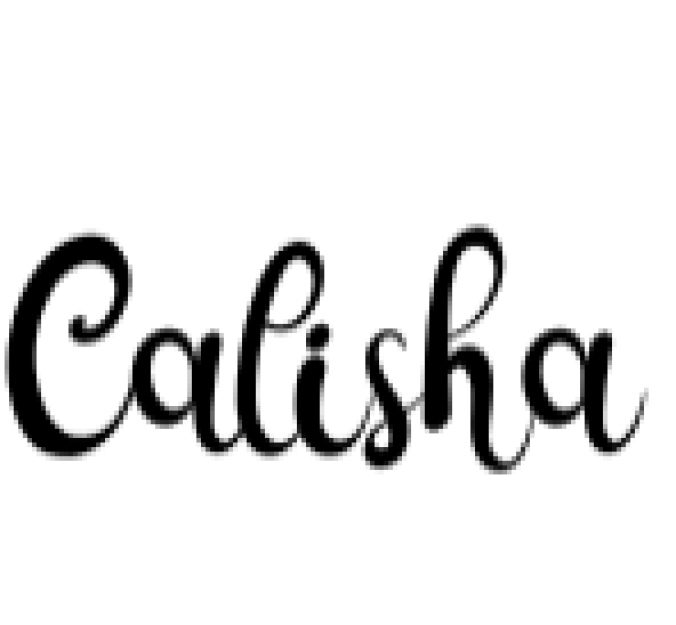 Calisha Font Preview
