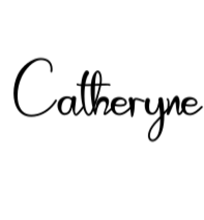 Catheryne Font Preview