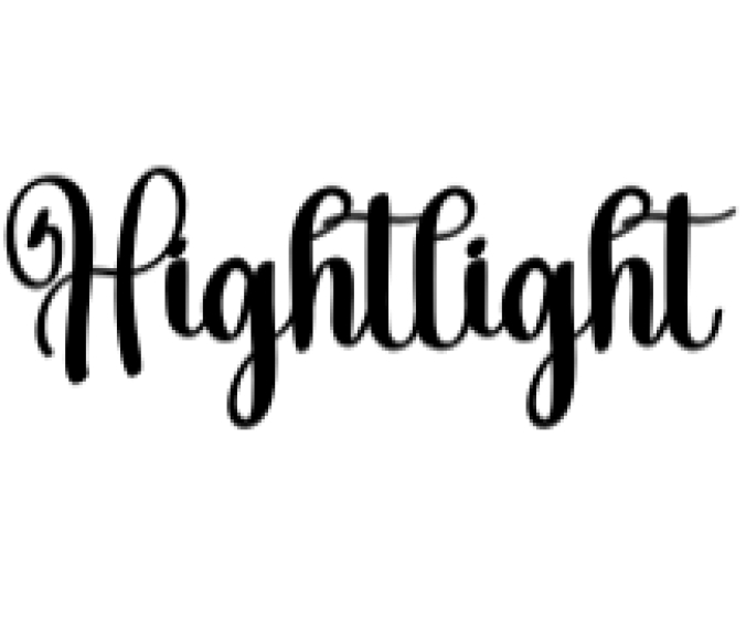 Hightlight Font Preview