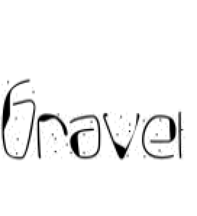 Gravel Font Preview
