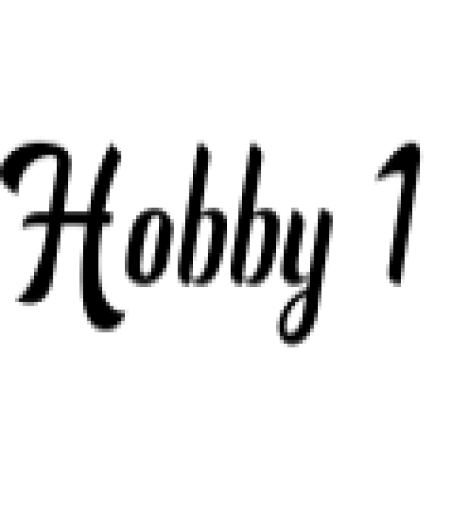 Hobby Font Preview