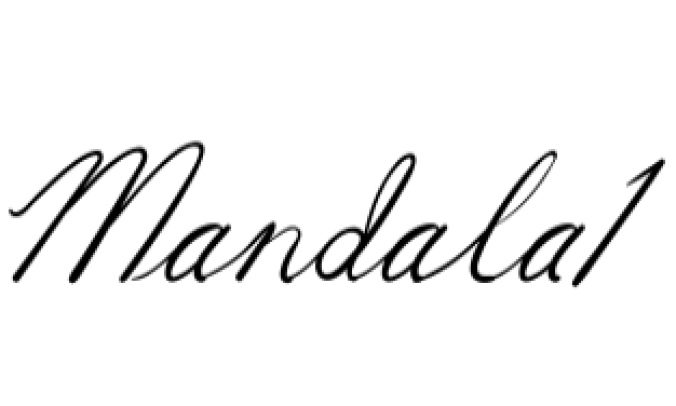 Mandala Font Preview