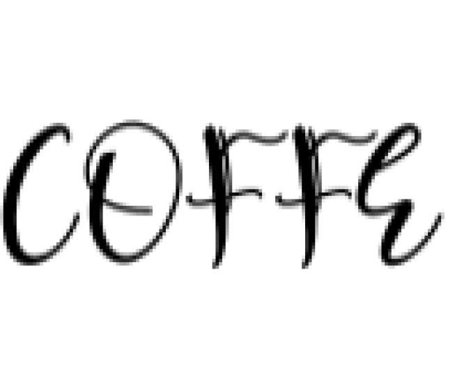 Coffe Font Preview