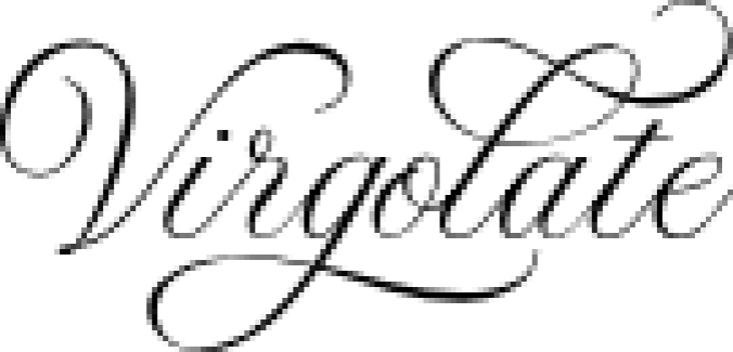 Virgolate Font Preview