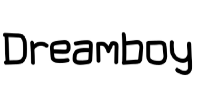 Dreamboy Font Preview