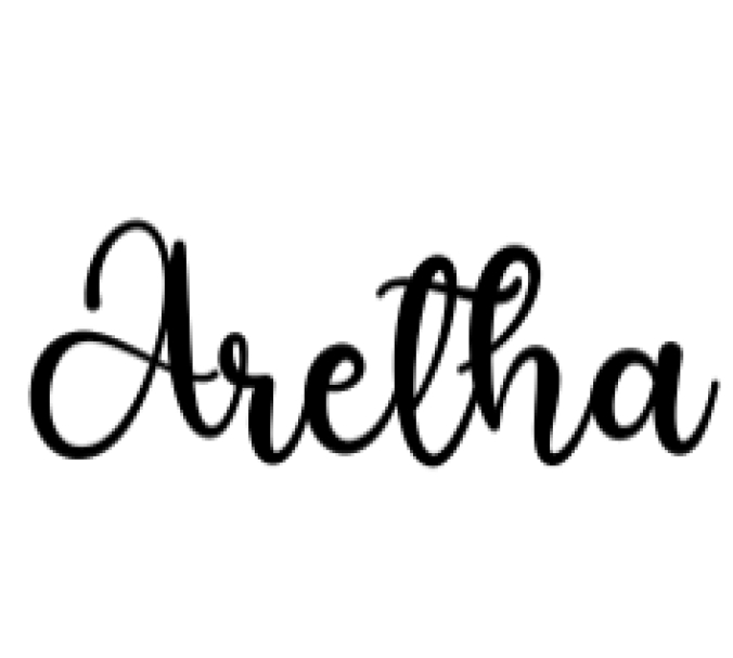 Aretha Font Preview