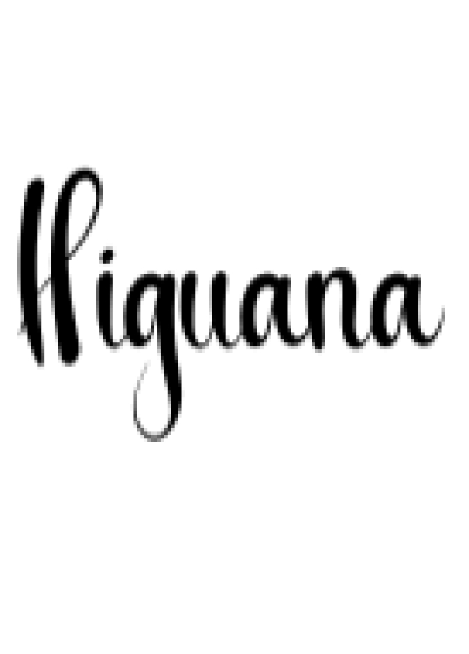 Higuana Font Preview