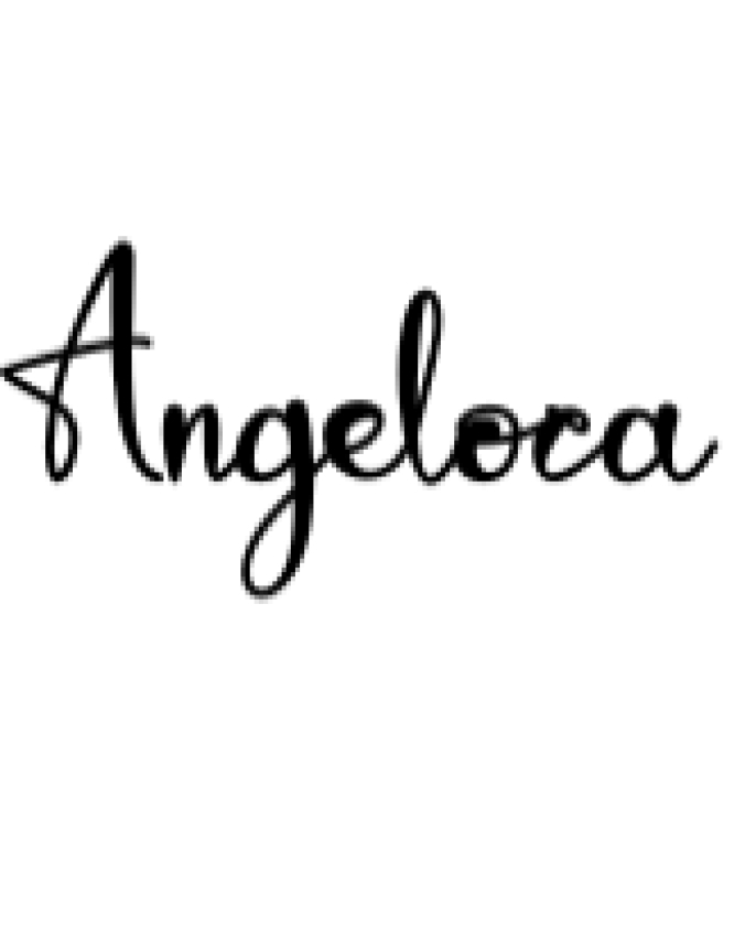 Angeloca Font Preview