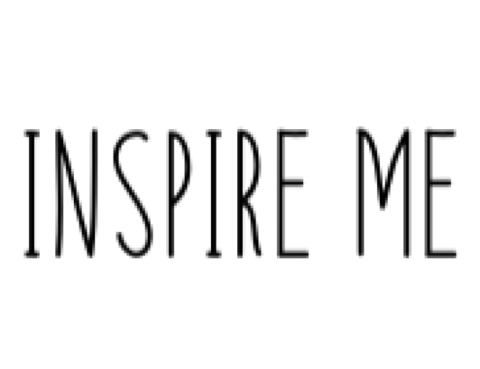 Inspire Me Font Preview