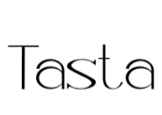 Tasta Font Preview