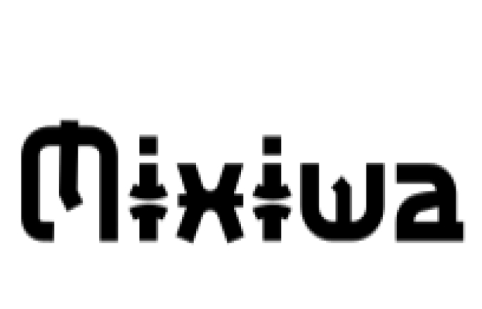 Mixiwa Faux Japanese Font Preview