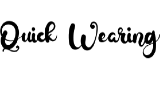 Quick Wearing Font Preview