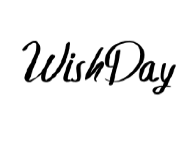 Wish Day Font Preview