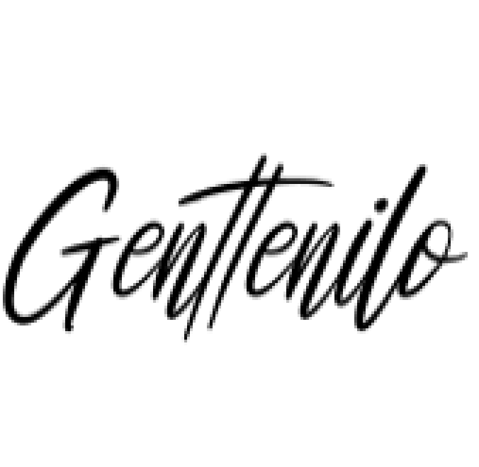 Genttenilo Font Preview