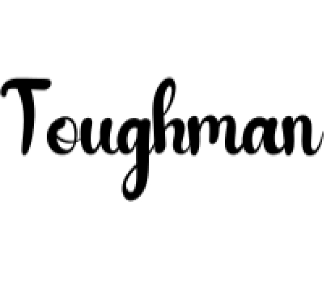 Toughman Font Preview