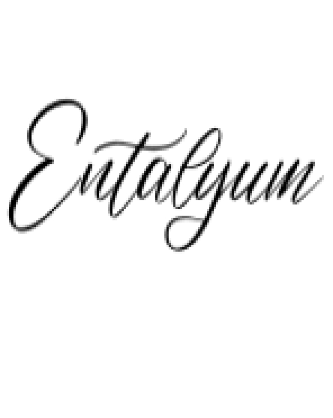 Entalyum Font Preview