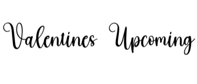 Valentines Upcoming Font Preview