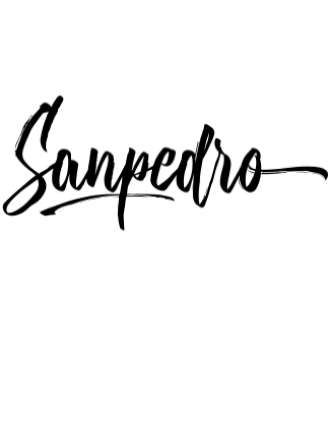 Sanpedro Font Preview