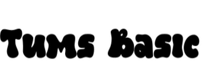 Tums Basic Font Preview