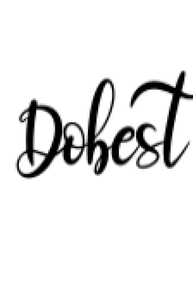 Dobest Font Preview