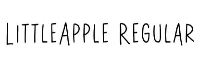 Little Apple Font Preview