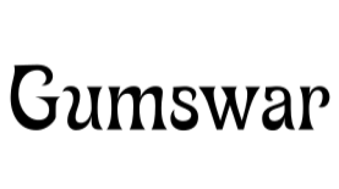 Gumswar Font Preview