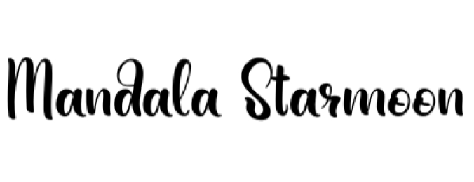 Mandala Starmoon Font Preview