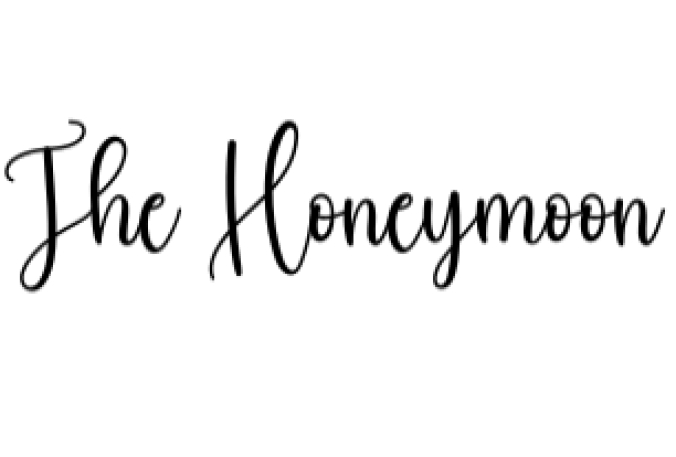 The Honeymoon Font Preview