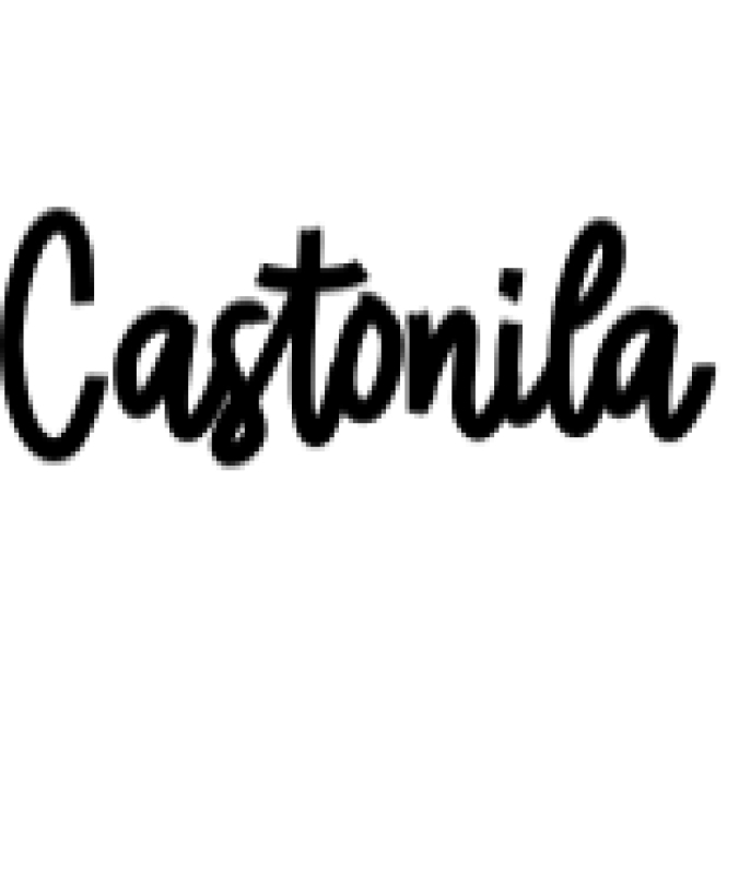 Castonila Font Preview