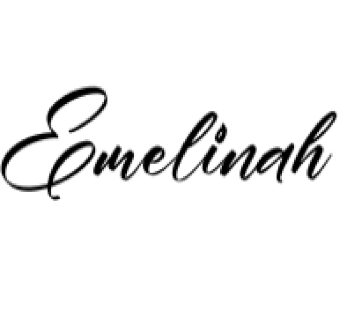 Emelinah Font Preview