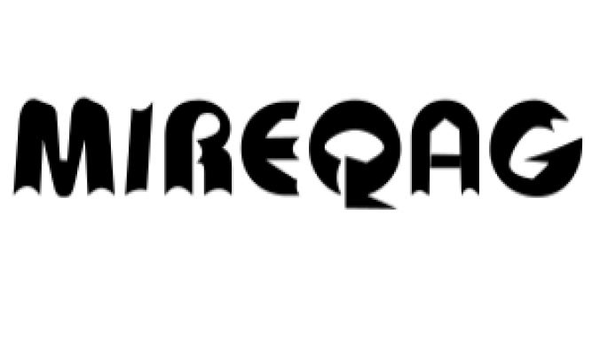 Mireqag Font Preview