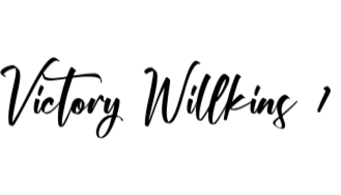 Victory Willkins Font Preview