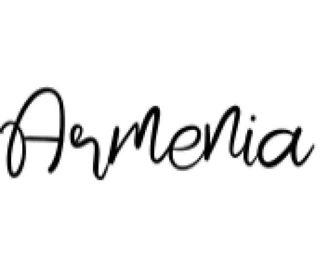 Armenia Font Preview