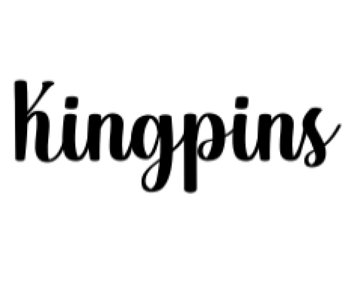 Kingpins Font Preview