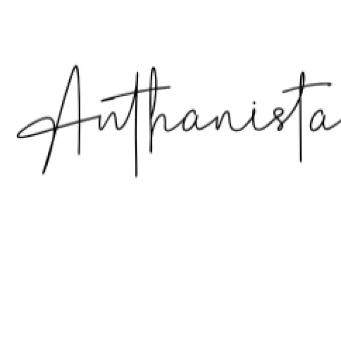 Anthanista Font Preview