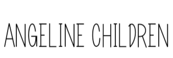 Angeline Children Font Preview