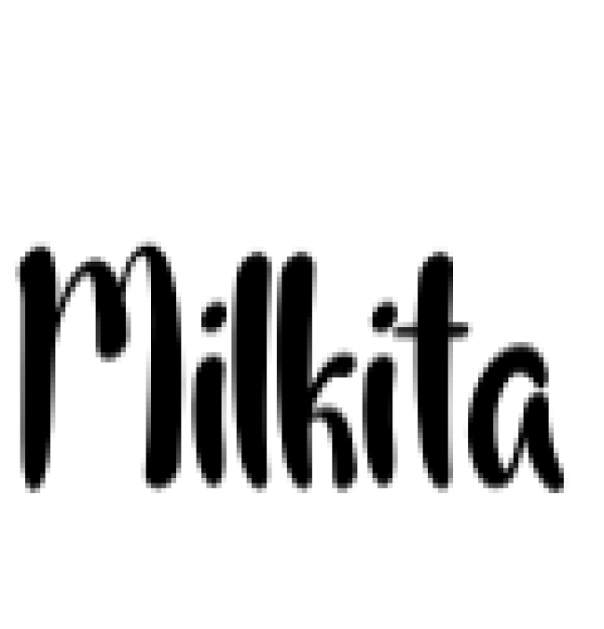 Milkita Font Preview